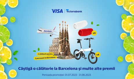 Câștigă o vacanță la Barcelona cu Victoriabank și cardul SALUT într-o promoție cu ...