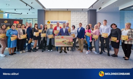 Moldindconbank: Felicitări celor 23 câștigători ai promoției „Caravana cardurilor și ...