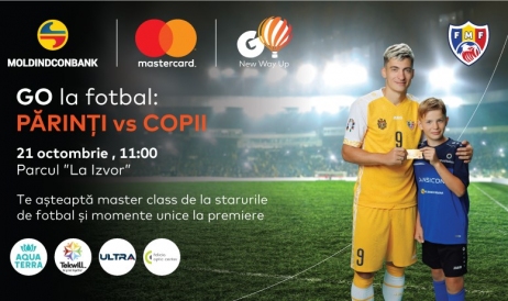 Moldindconbank invită la un masterclass susținut de fotbaliști renumiți și la un ...