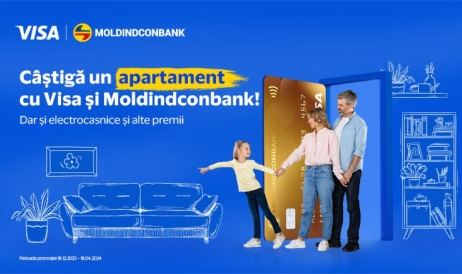 Moldindconbank și Visa îți oferă șansa să câștigi un apartament în Chișinău. Ce ...