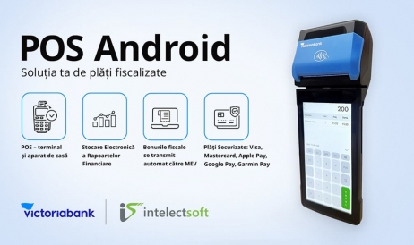 Terminal de plăți 2 în 1 de la Victoriabank – noul POS Android cu fiscalizare